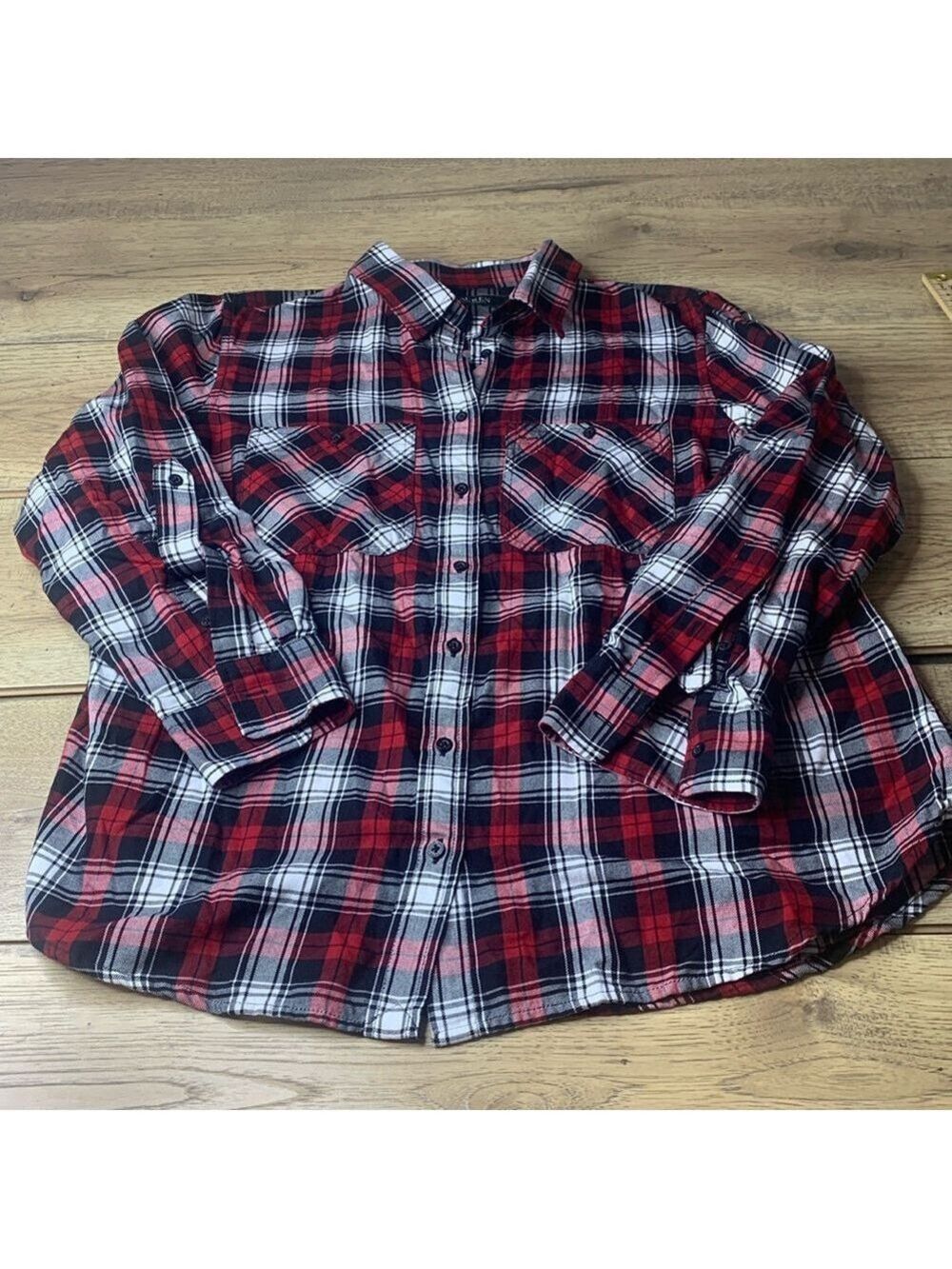 Women’s Lauren Ralph Lauren Plaid Shirt Size 1XL
